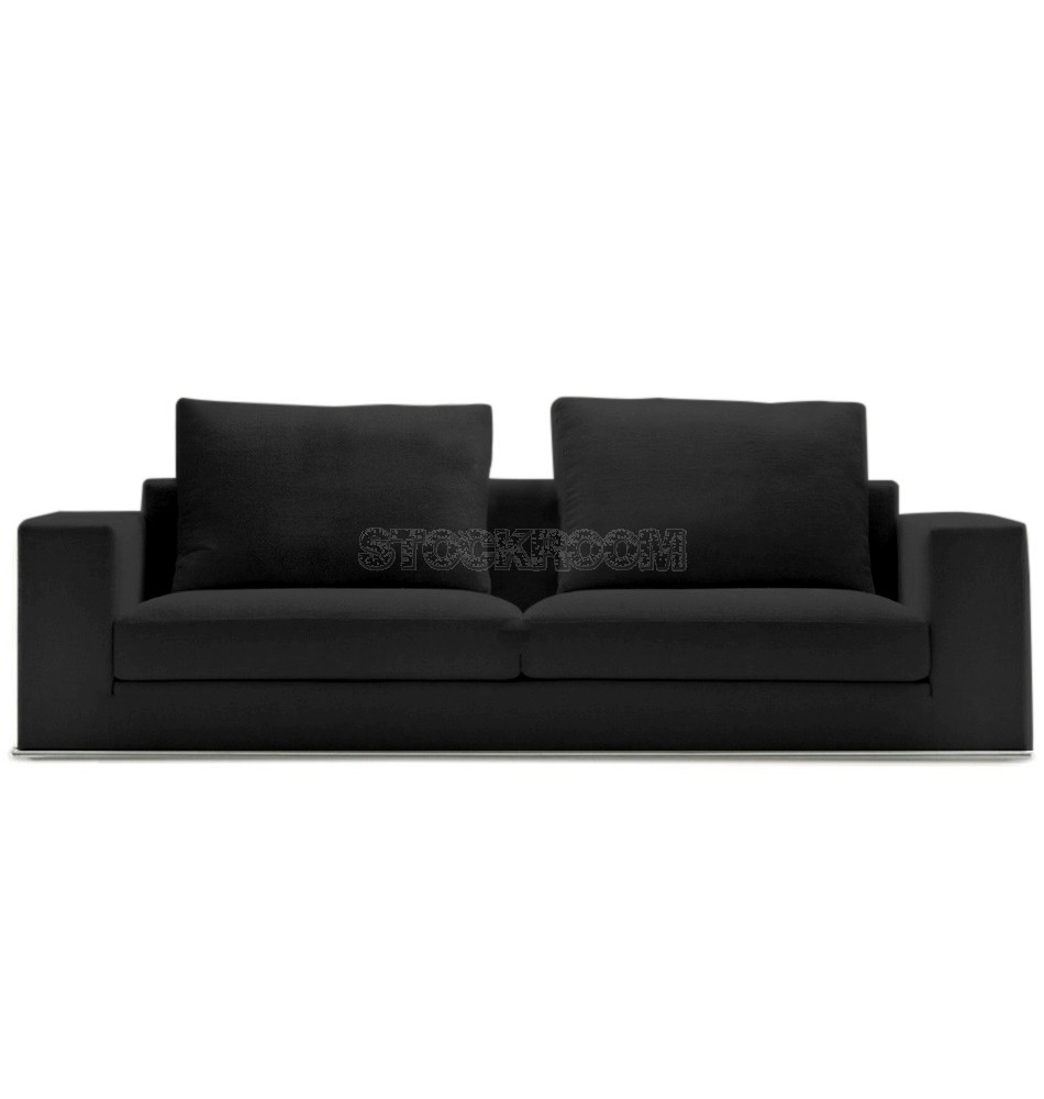 Vella Fabric Feather Down Sofa - 2 seater