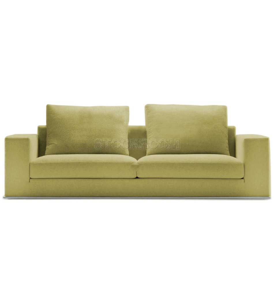 Vella Fabric Feather Down Sofa - 2 seater