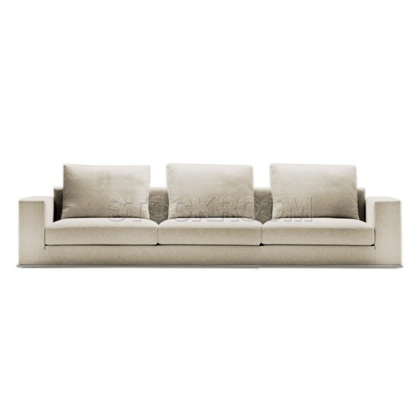 Vella Fabric Feather Down Sofa - 3 seater