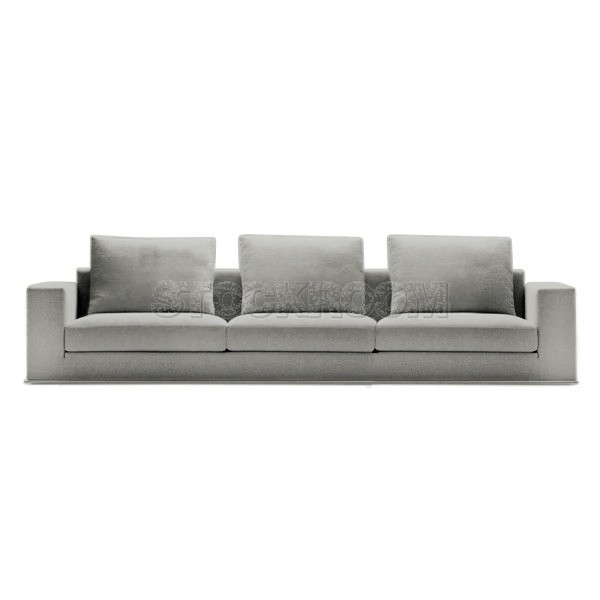 Vella Fabric Feather Down Sofa - 3 seater