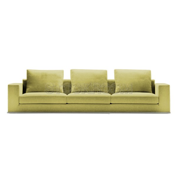 Vella Fabric Feather Down Sofa - 3 seater