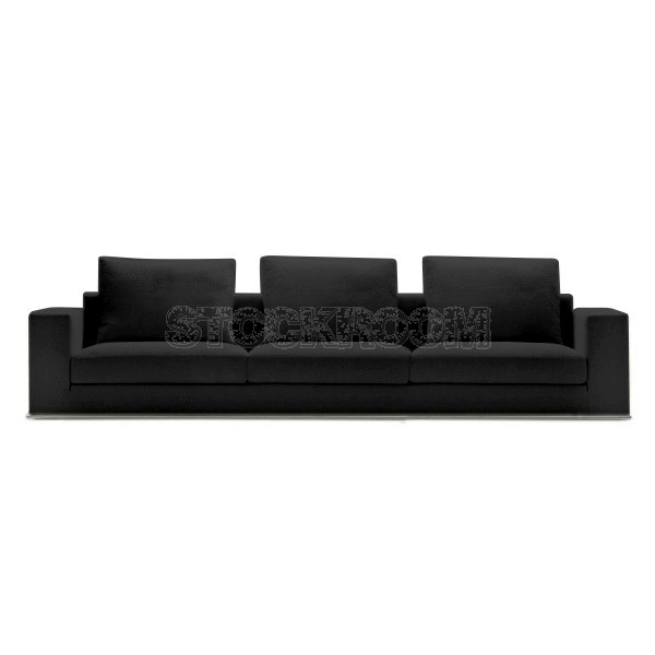 Vella Fabric Feather Down Sofa - 3 seater