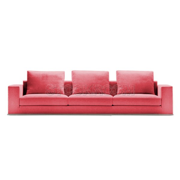 Vella Fabric Feather Down Sofa - 3 seater