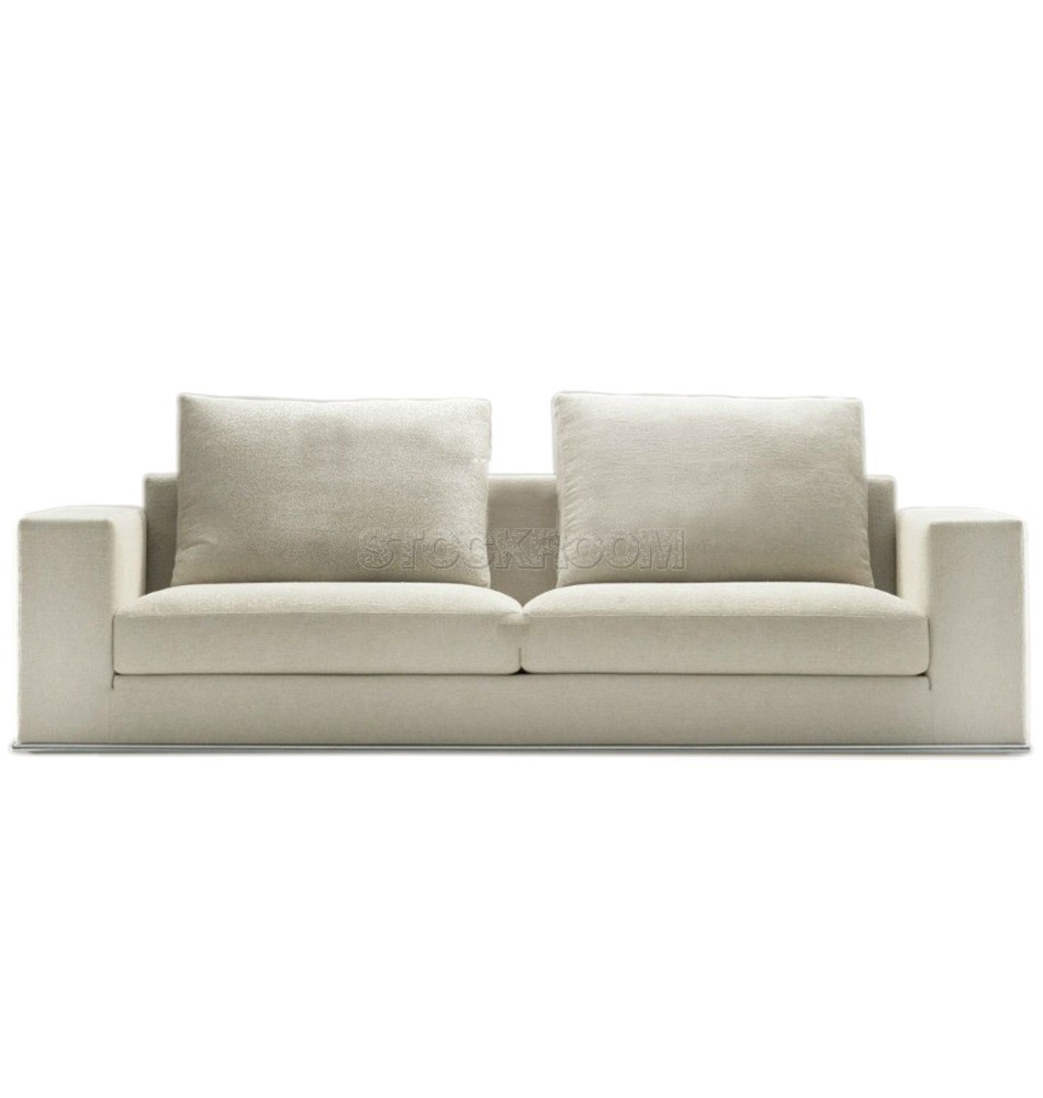 Vella Fabric Feather Down Sofa - 2 seater