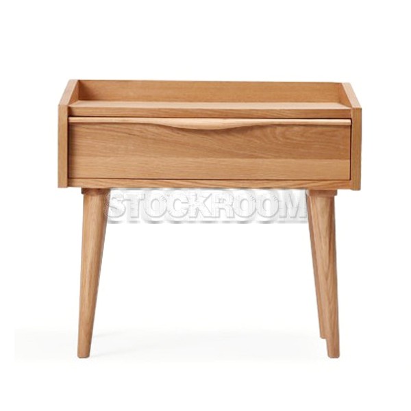 Ventena Solid Wood Bedside Table