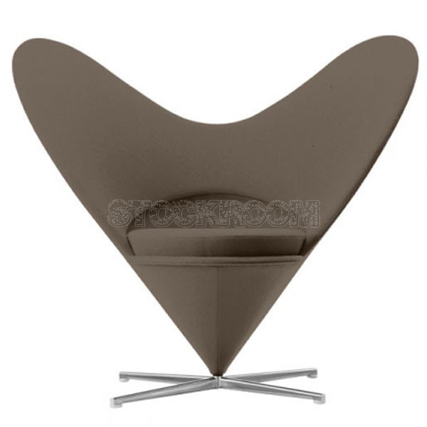 Verner Panton Style Heart Cone Chair