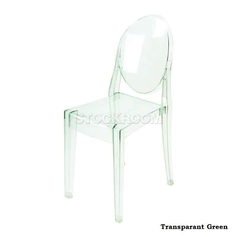 Victoria Ghost Style Chair / Stackable Dining Chair