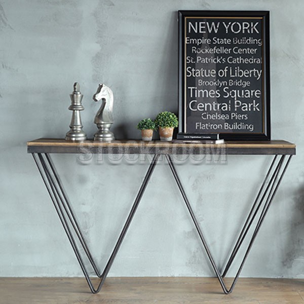 Walter Industrial Console Table