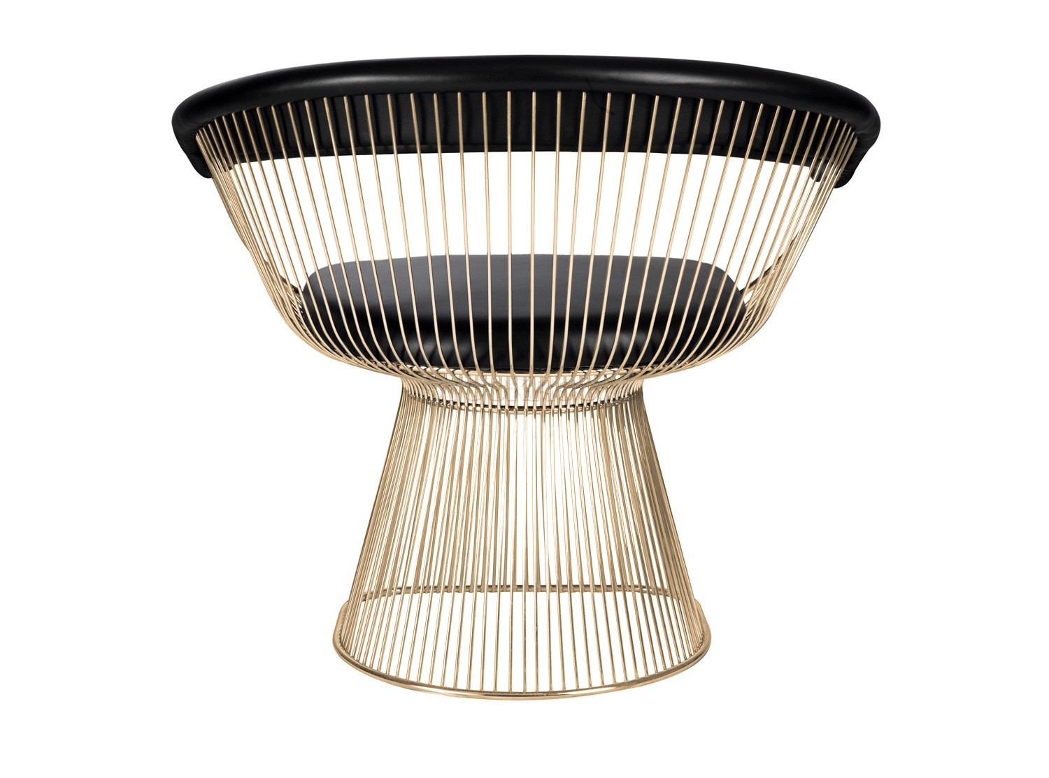 Warren Platner Style Gold Wire Dining Chair