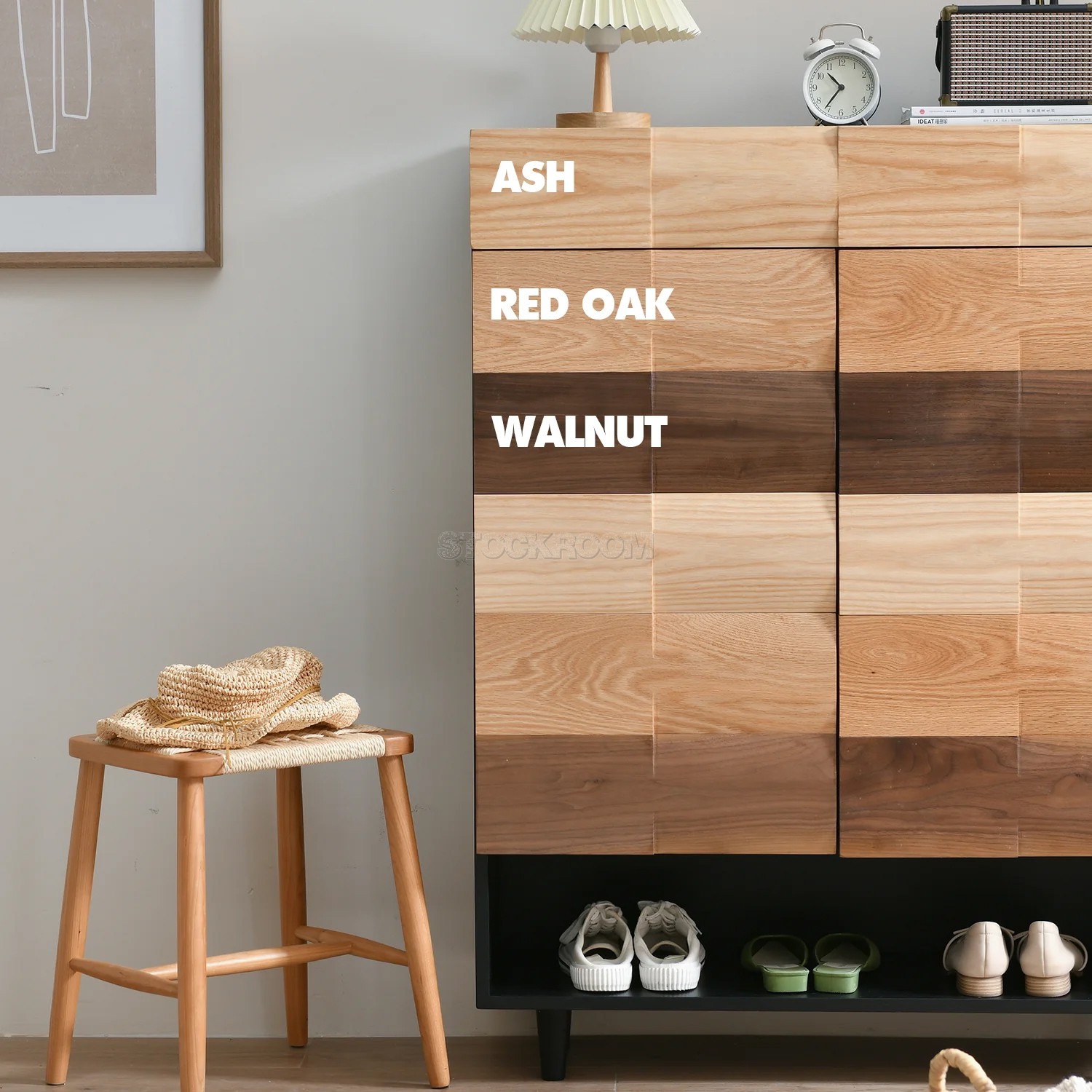 Waylon Scandinavian Shoe Cabinet