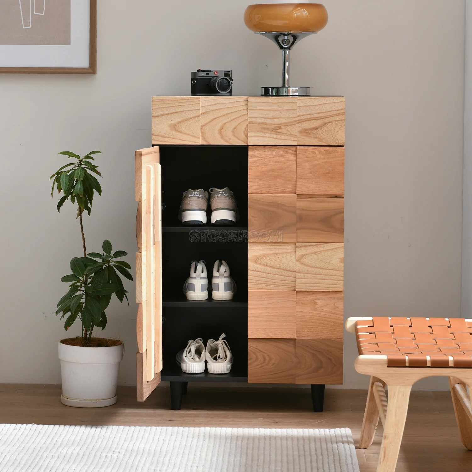 Waylon Scandinavian Shoe Cabinet