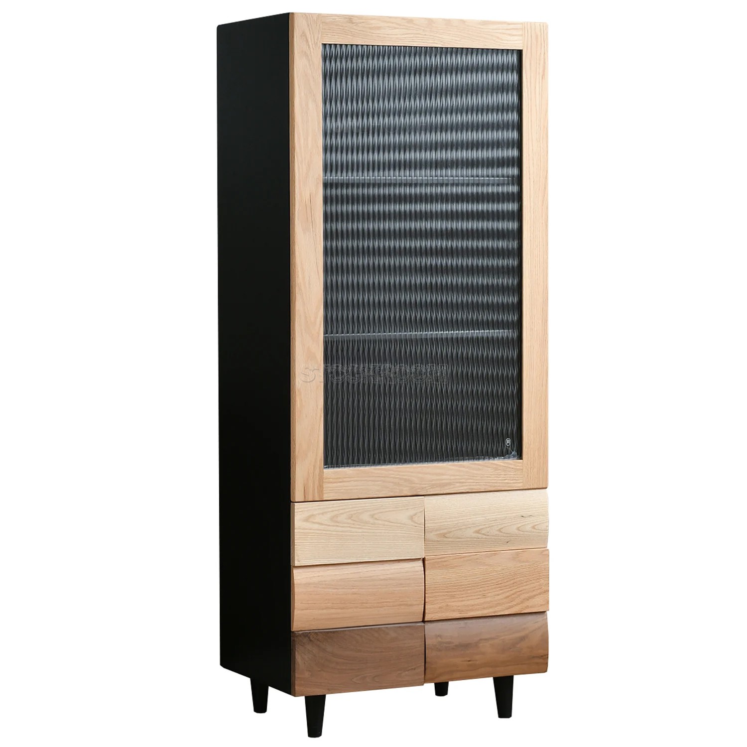 Waylon Scandinavian Storage Cabinet - Tall