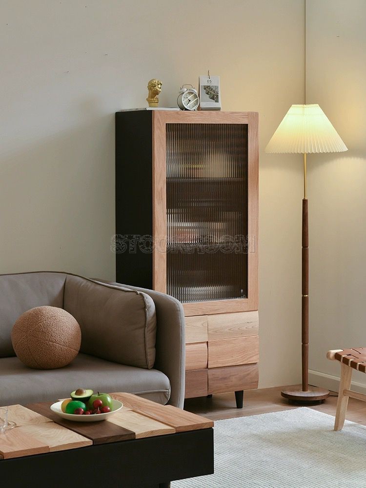 Waylon Scandinavian Storage Cabinet - Tall