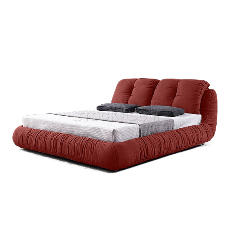 Wesleyan Fabric Upholstered Bed Frame