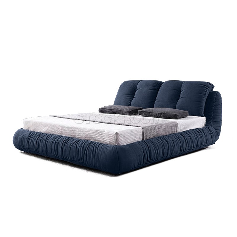 Wesleyan Fabric Upholstered Bed Frame