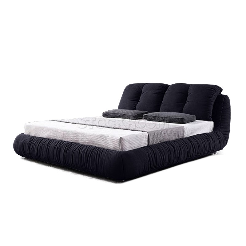 Wesleyan Fabric Upholstered Bed Frame