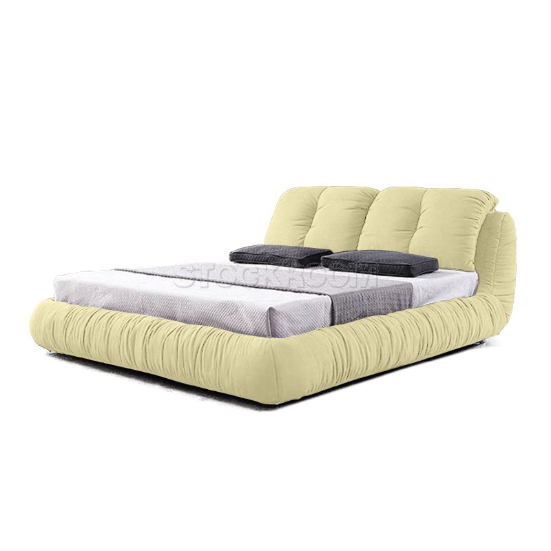 Wesleyan Fabric Upholstered Bed Frame