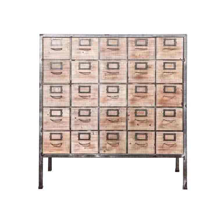 Natalino Solid Wood Chest of 25 Drawers