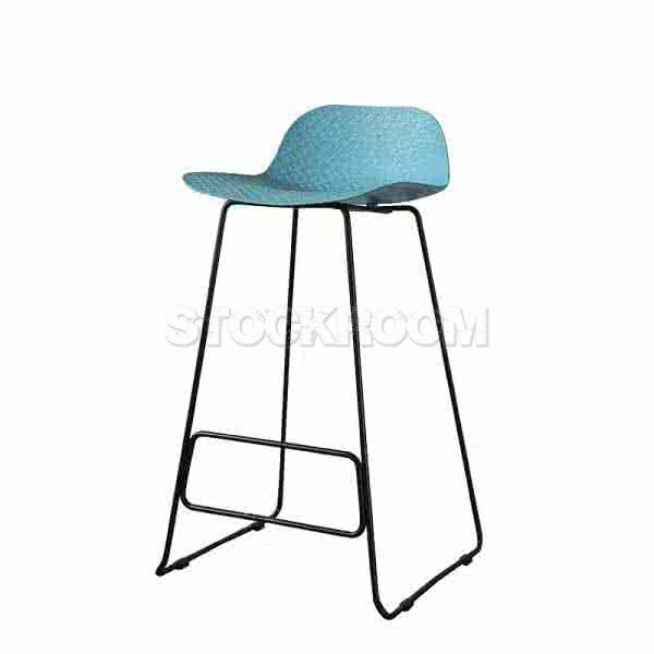 Coty Barstool with Metal Legs