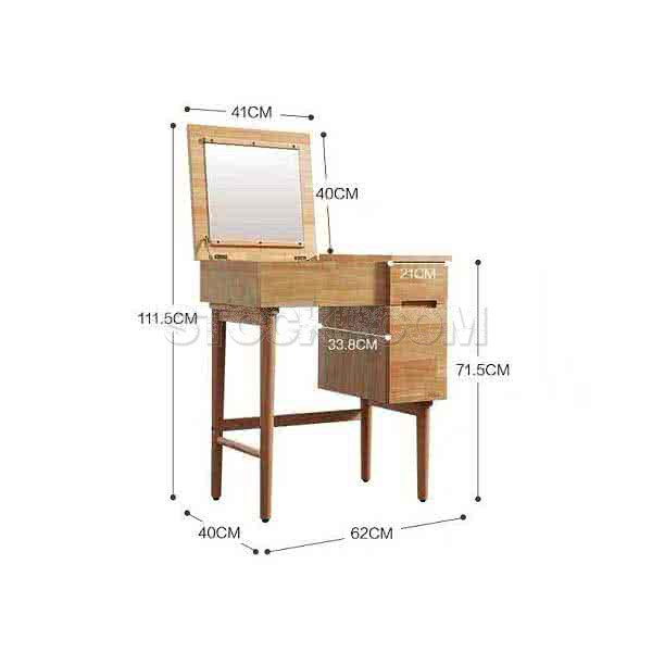 Lyna Solid Wood Dressing Table