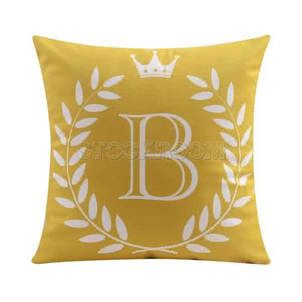 Letter B Decoration Cushion