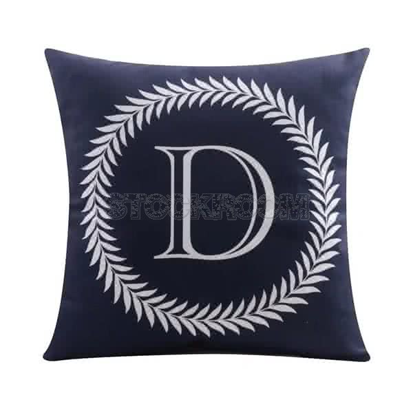 Letter D Decoration Cushion