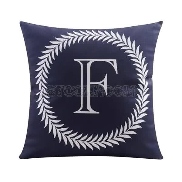 Letter F Decoration Cushion