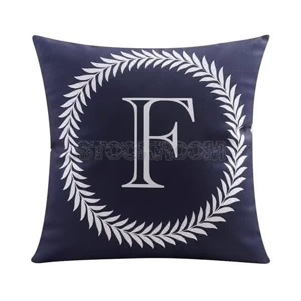 Letter Q Decoration Cushion