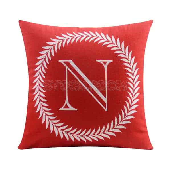 Letter Q Decoration Cushion