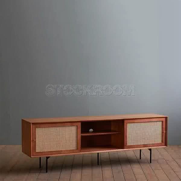 Angelos Style Solid Wood 2 or 3 Doors TV Cabinet