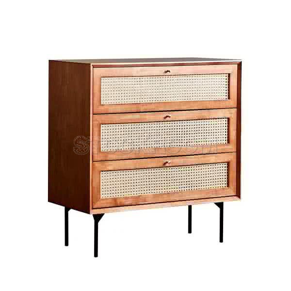 Angelos Style Solid Wood 3 Drawers Cabinet / Chest
