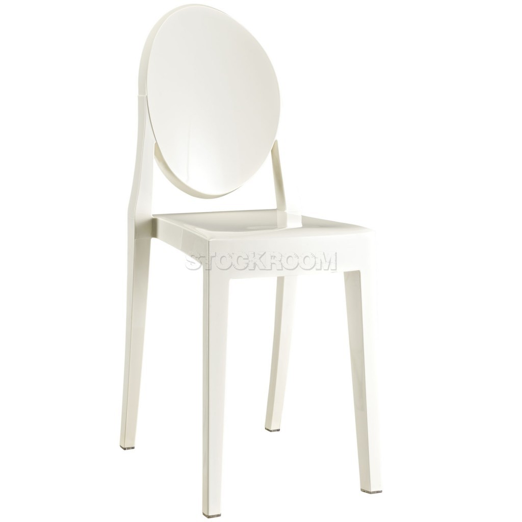 Victoria Ghost Style Chair / Stackable Dining Chair