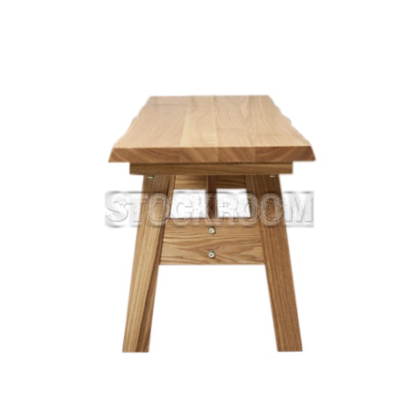 Wilma Solid Oak Wood Bench