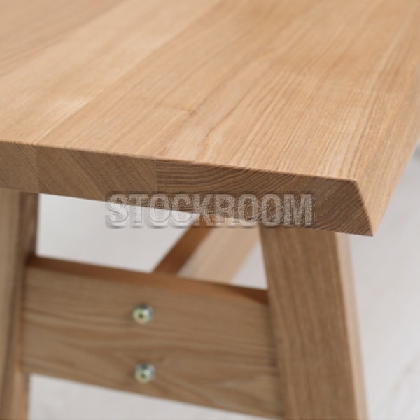 Wilma Solid Oak Wood Bench