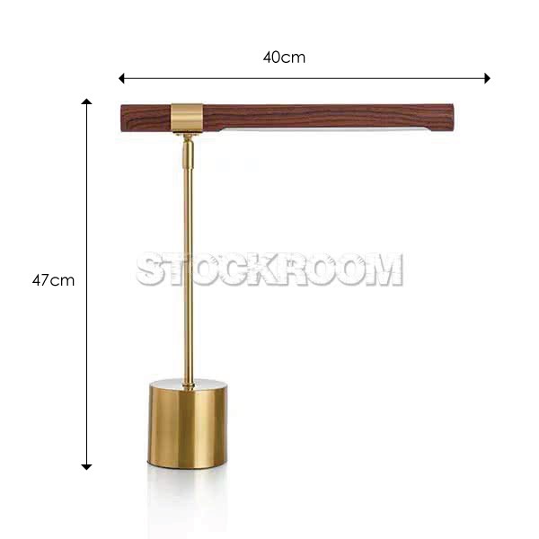 Wood Stick Table Lamp