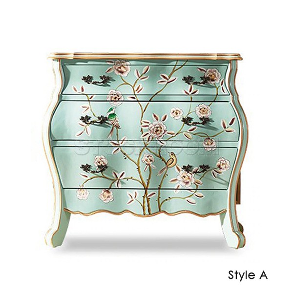 Woodwick Hand Painted Storage Drawers