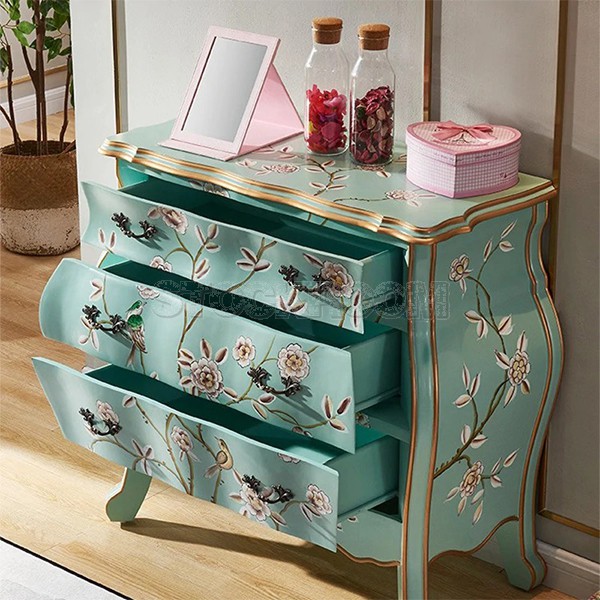 Woodwick Hand Painted Storage Drawers