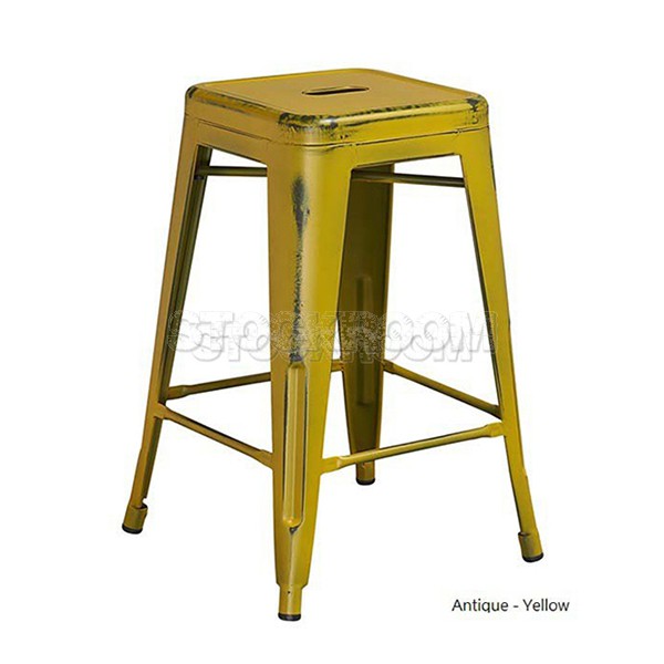 Xavier Pauchard Tolix Style Bar Stool