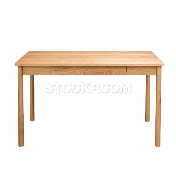 Yissa Solid Oak Wood Table