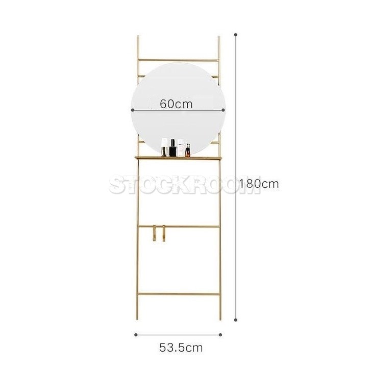 Zabi Mirror With Shelf