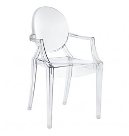 Louis Ghost style Armchair - Stackable