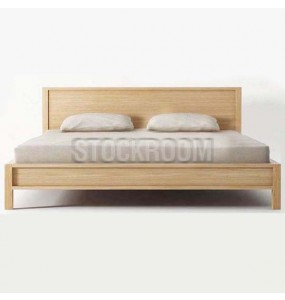 Layne Solid Oak Wood Bed Frame