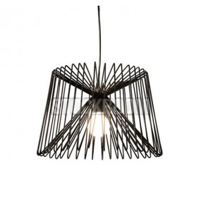 Bertrand Industrial Style Wire Pendant Lamp