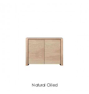 Savanna Solid Oak Wood Sideboard with 2 doors