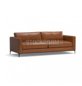 Juliett Leather Feather Down Sofa 2 seater