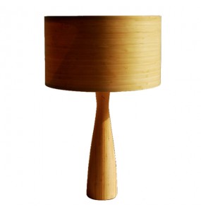 Green Bamboo Table Lamp
