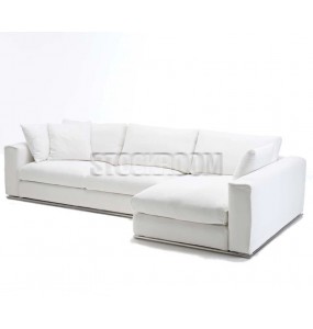 Merton Fabric Feather Down Sofa - L Shape / Sectional Sofa