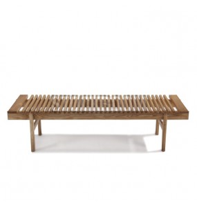 Hans J Wegner Style Bar Bench