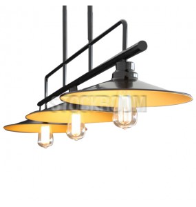 Darnell Industrial Loft Ceiling Triple Pendant Lamp