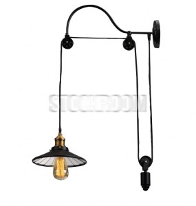 Breck Industrial Loft Style Wall Lamp